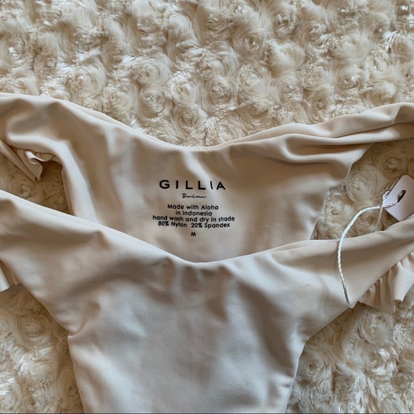 Gillia Clothing Sonia ruffle strap bikini bottom NWT - Picture 5 of 6